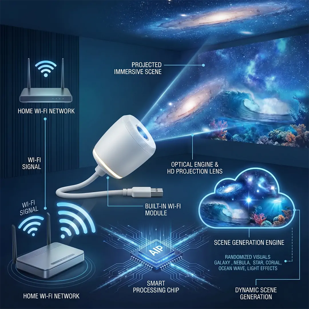 TopSpire™ Night Light Projector